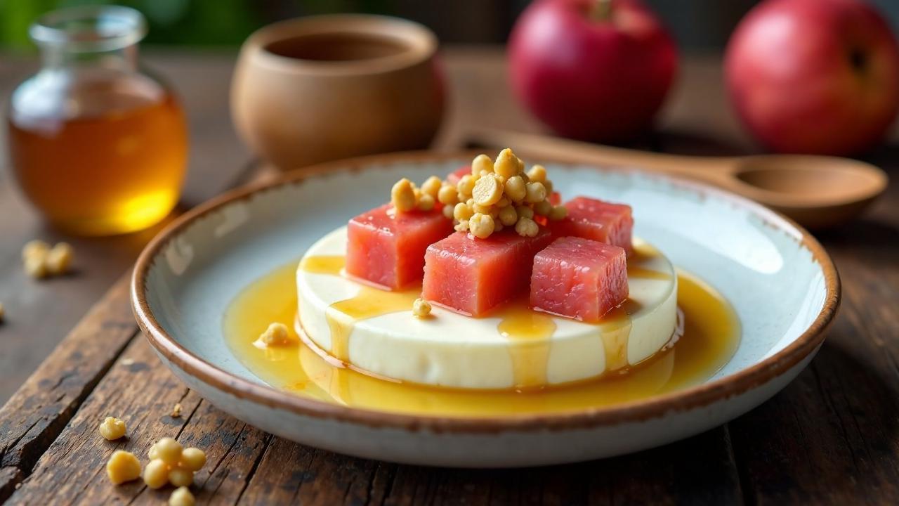 Queso Fresco con Membrillo (Frischkäse mit Quittenpaste)