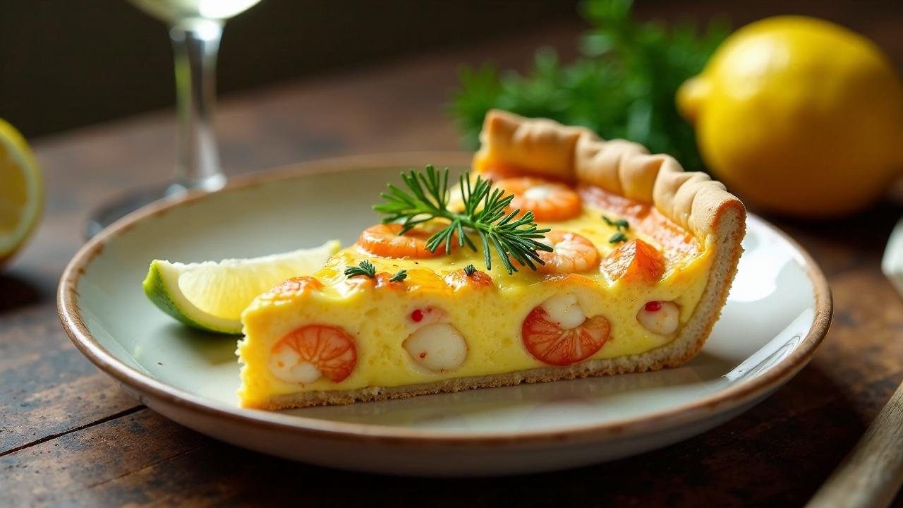 Quiche mit Meeresfrüchten