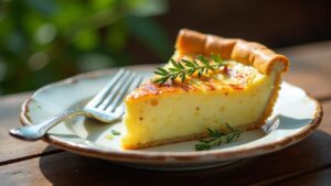 Quiche mit Ziegenkäse und Honig