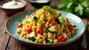 Quinoa Bhel Chaat