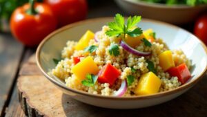 Quinoa con Mango