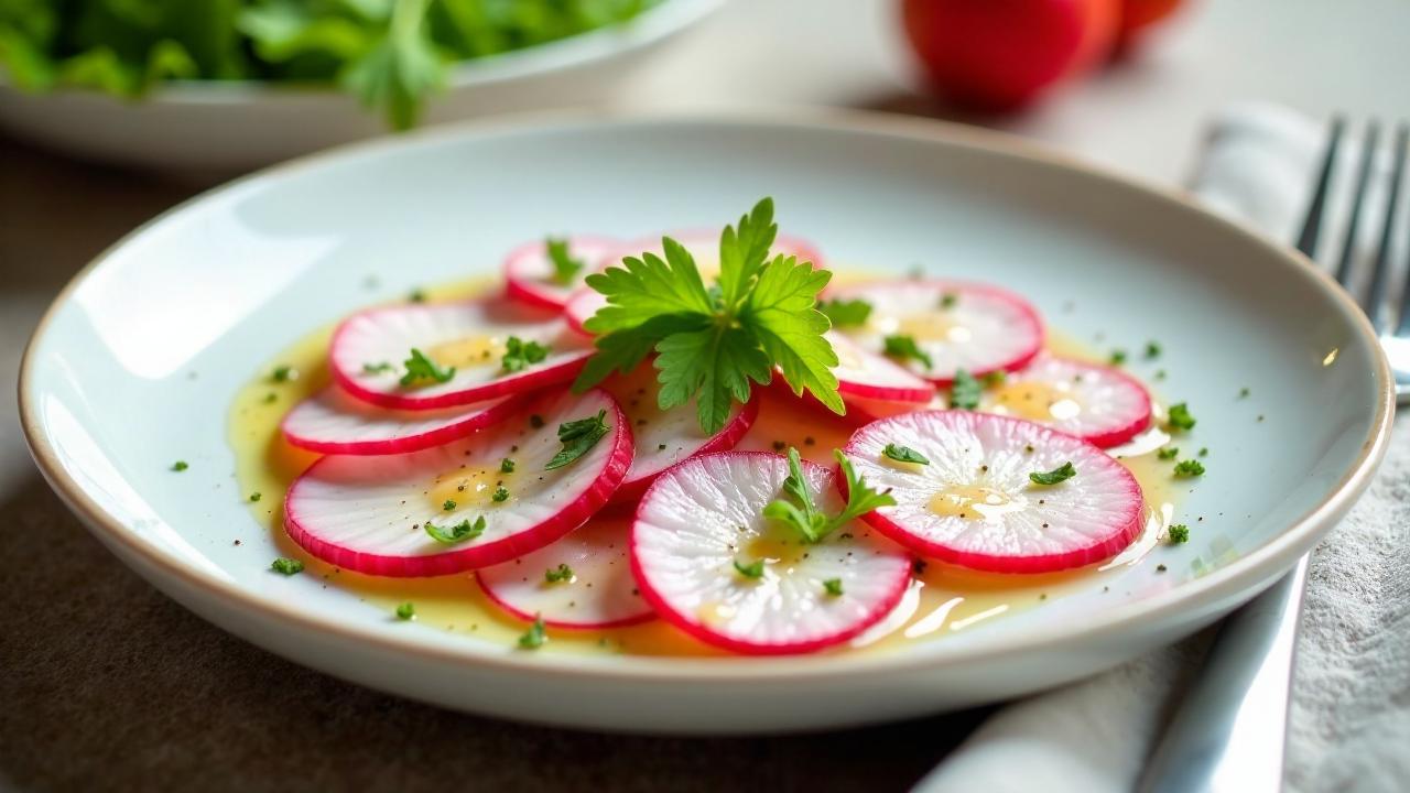 Radieschen-Carpaccio