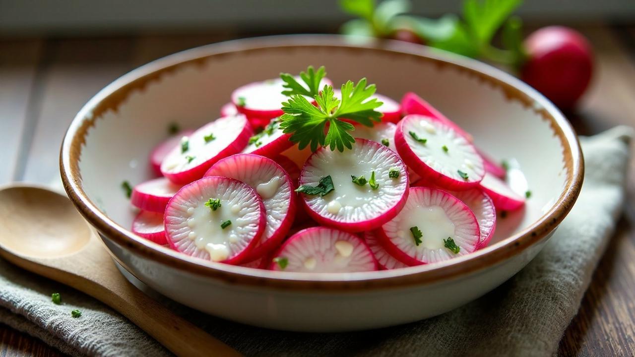 Radieschen-Meerrettich-Salat