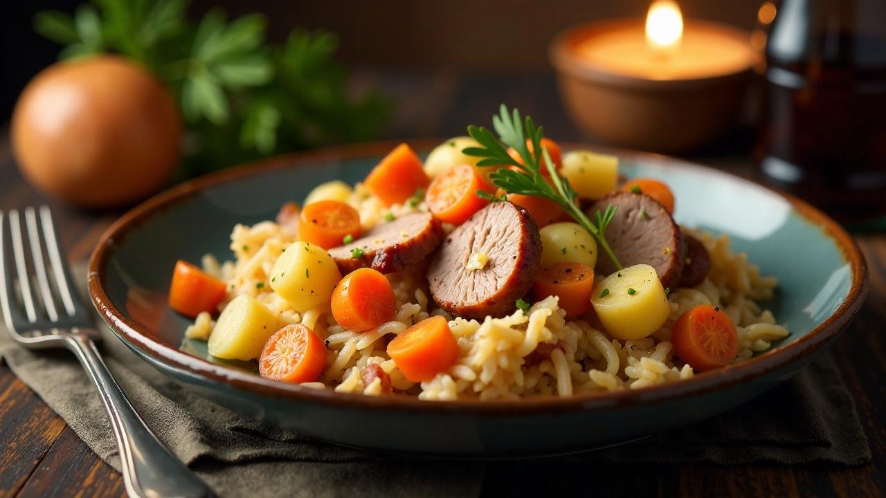 Rauchfleisch mit Sauerkraut