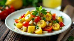 Raw Banana Chaat