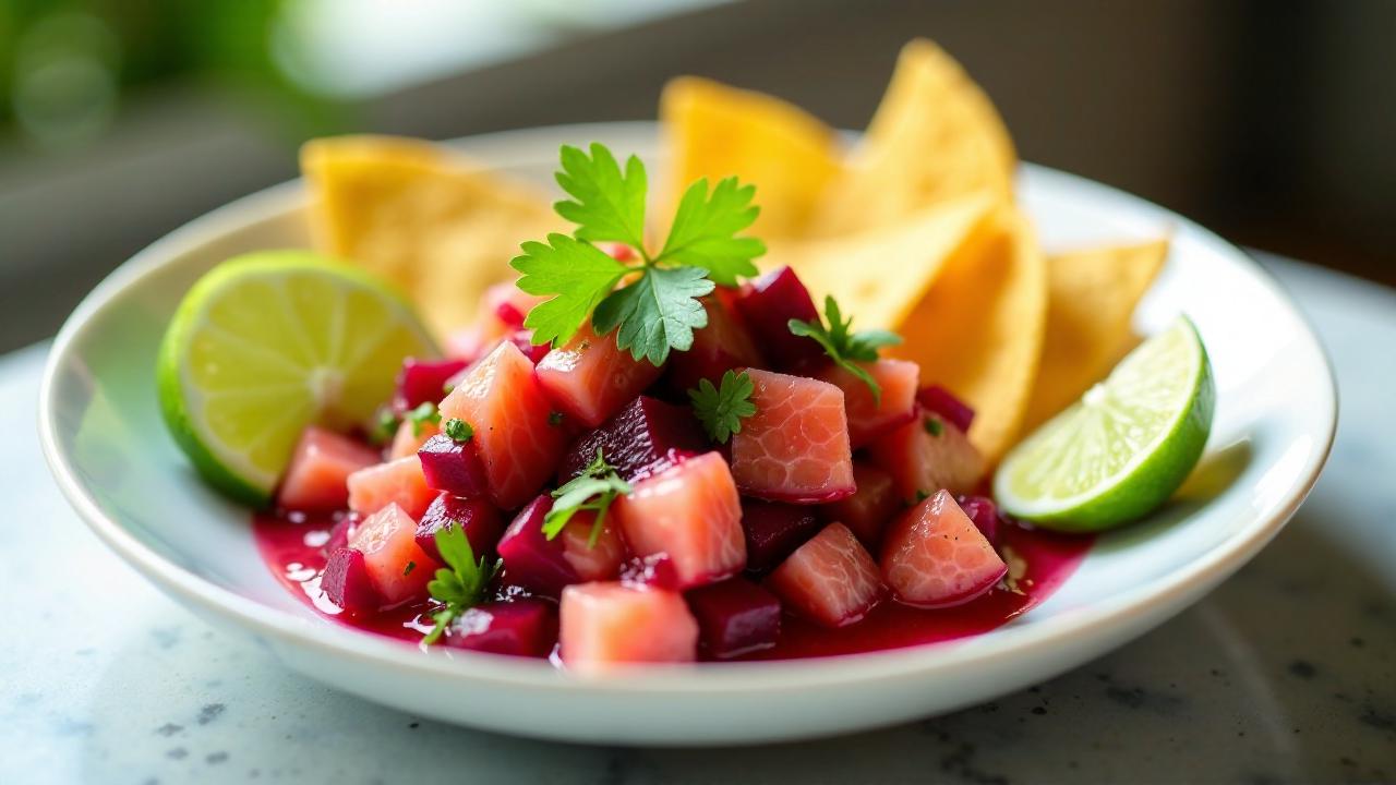 Rüben-Lachs-Ceviche