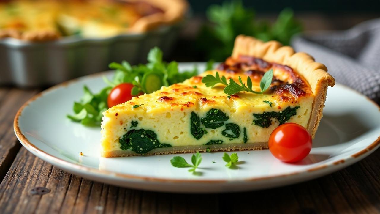 Rübenblätter-Quiche