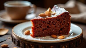 Rübenkraut-Mandel-Kuchen