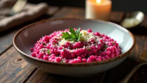 Rübenkraut-Risotto