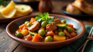 Rebhuhn-Tajine mit Oliven