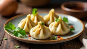 Red Bean Veggie Momos