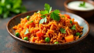 **Red Rice Biryani**