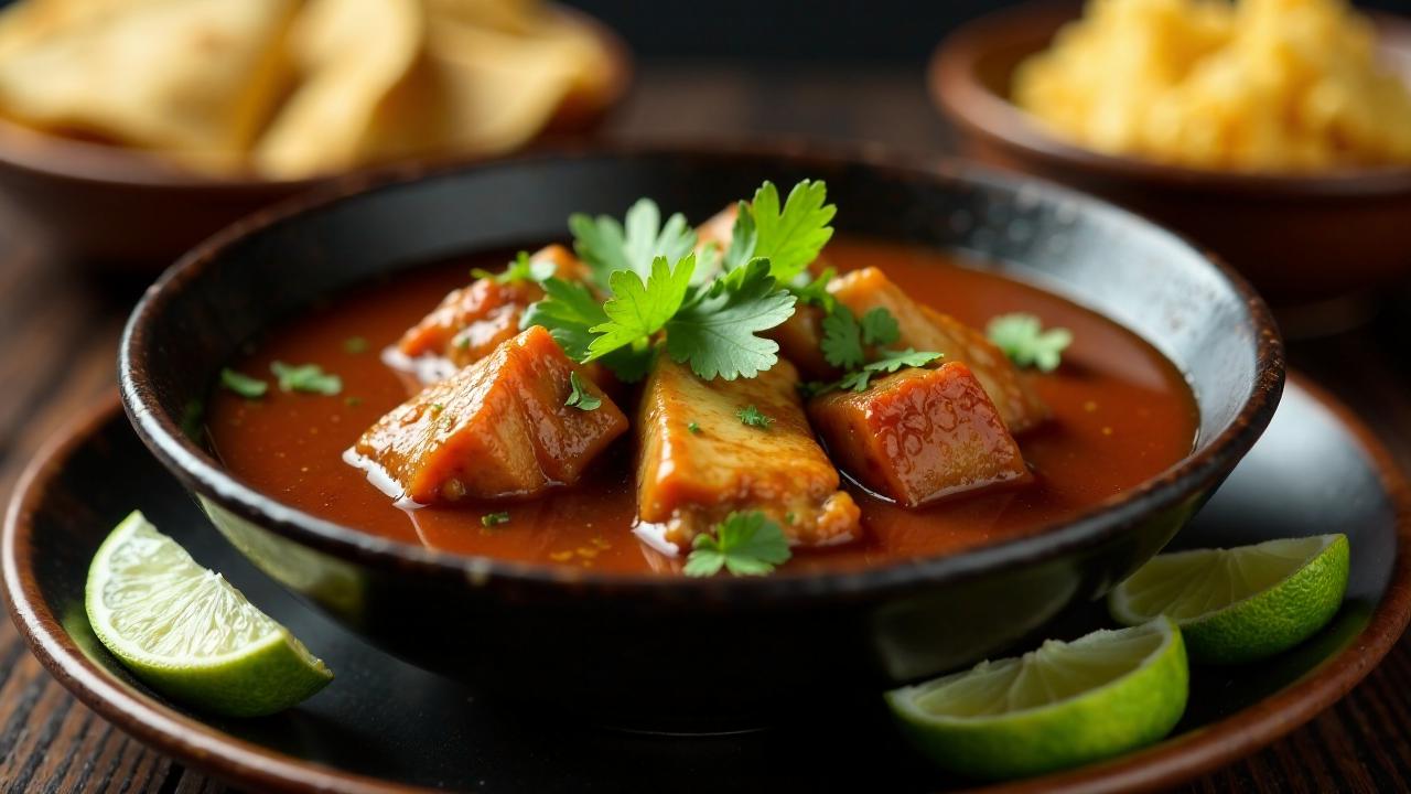 Relleno Negro (Schwarze Brühe mit Fleisch)