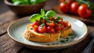 Rewena Bread Bruschetta: Topping auf Sauerteigbrot