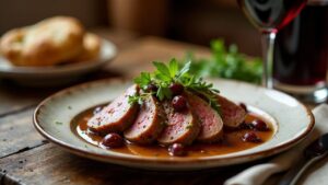 Rheinischer Sauerbraten mit Rosinen