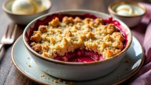 Rhubarb Crumble