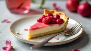 Rhubarb Custard Tart - Rhabarber-Vanille-Tarte