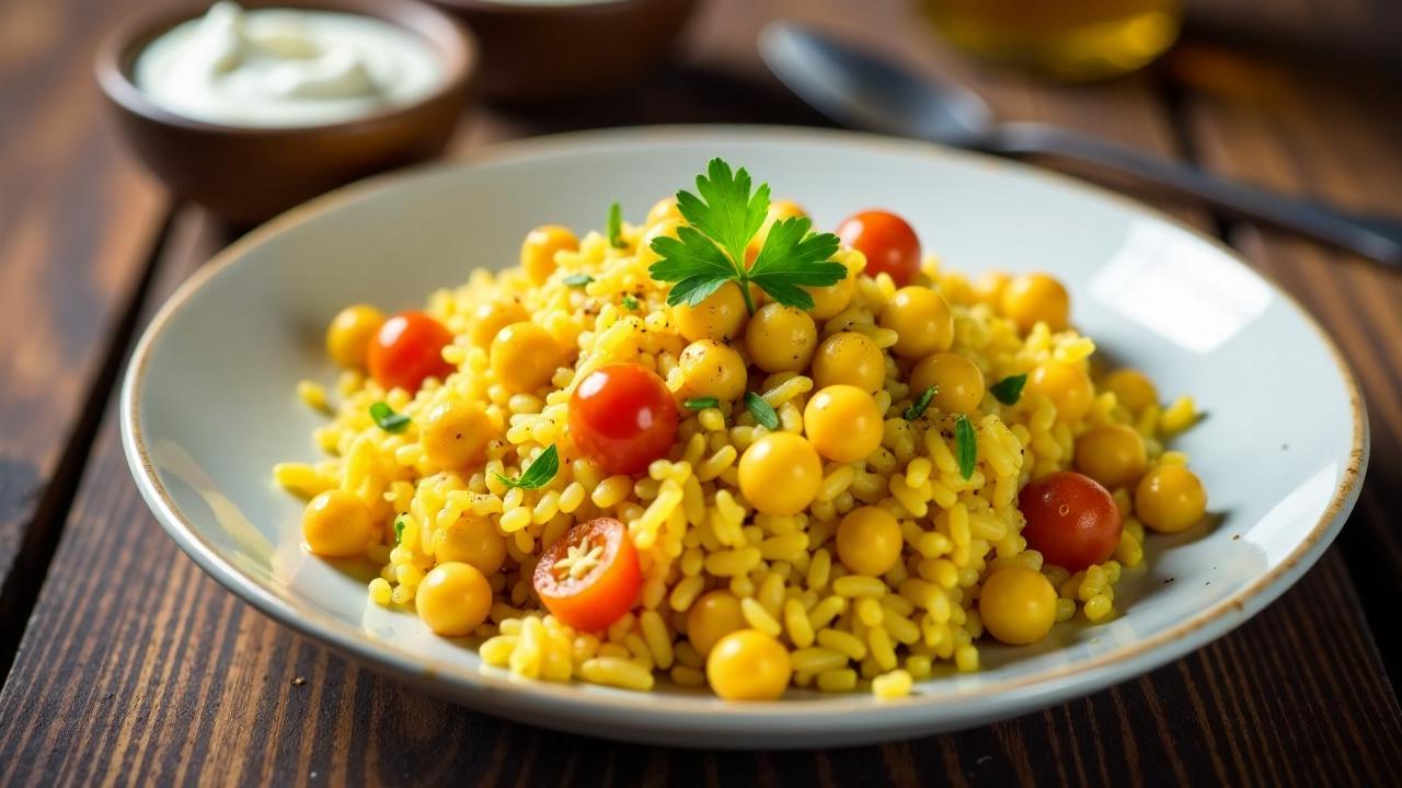 Rice and Chickpeas Pilaf