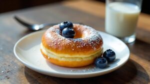 Ricotta-Blaubeere-Donut