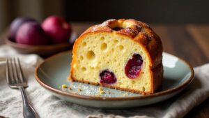 Ricotta-Pflaumen Panettone