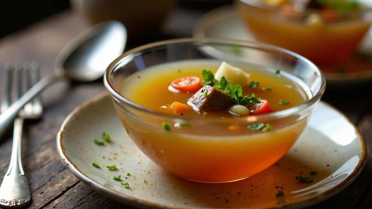 Rinder Consommé