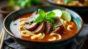 Rindernudelsuppe (Beef Noodle Soup)