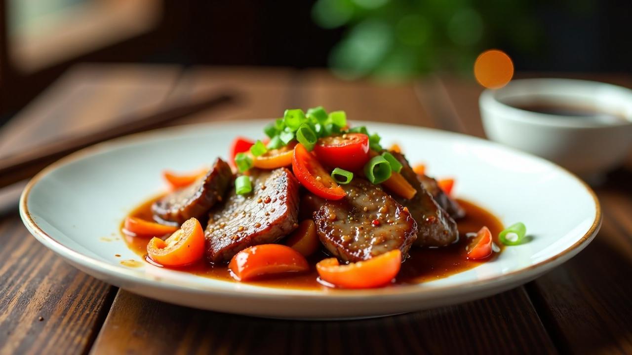 Rindfleisch-Streifen nach Nanjing-Art