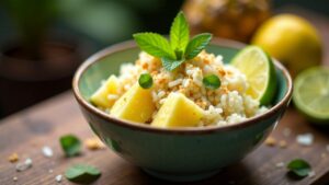 Riz Ananas Coco (Ananas-Kokosreis)