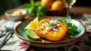 Roasted Breadfruit with Coconut (Geröstete Brotfrucht mit Kokos)