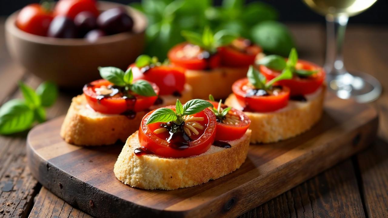 Roasted Tomato Bruschetta