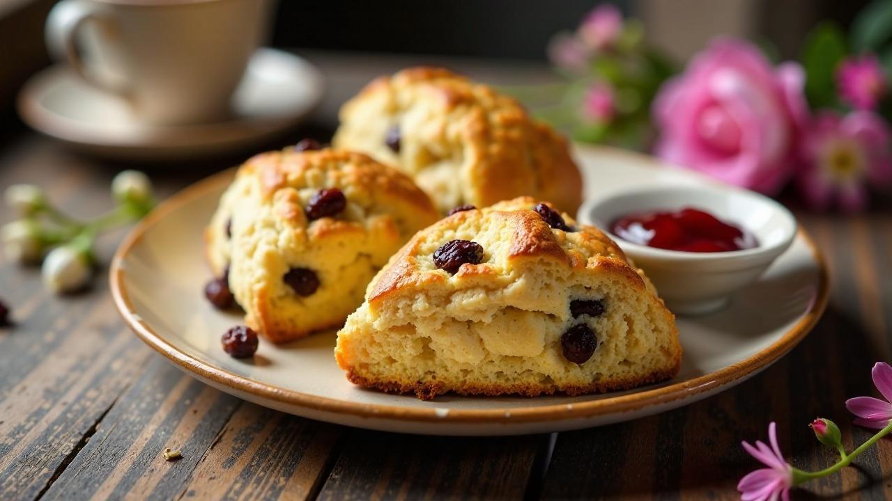 Rosinen-Scones