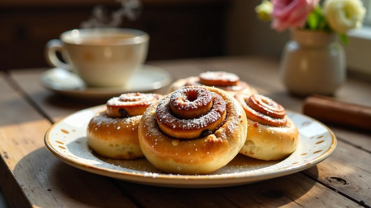 Rosinen-Zimt-Schnecken