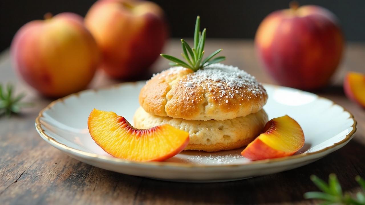 Rosmarin-Pfirsich-Madeleines