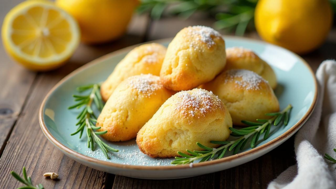 Rosmarin-Zitronen-Madeleines