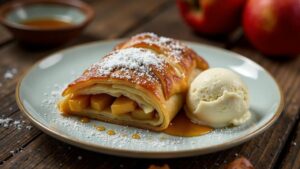 Rostocker Apfel-Marzipan-Strudel