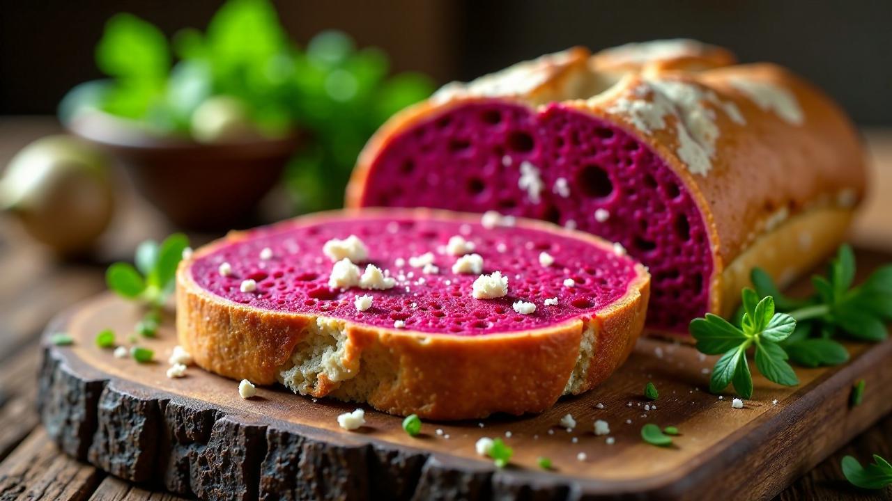 Rote-Bete-Feta-Brot