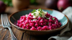 Rote-Bete-Risotto