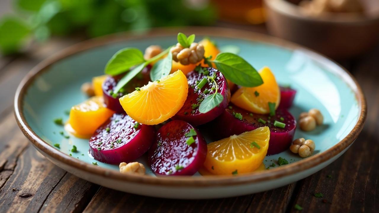 Rote-Bete-Salat mit Orangen