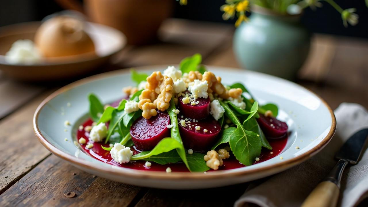 Rote-Bete-Salat mit Walnüssen