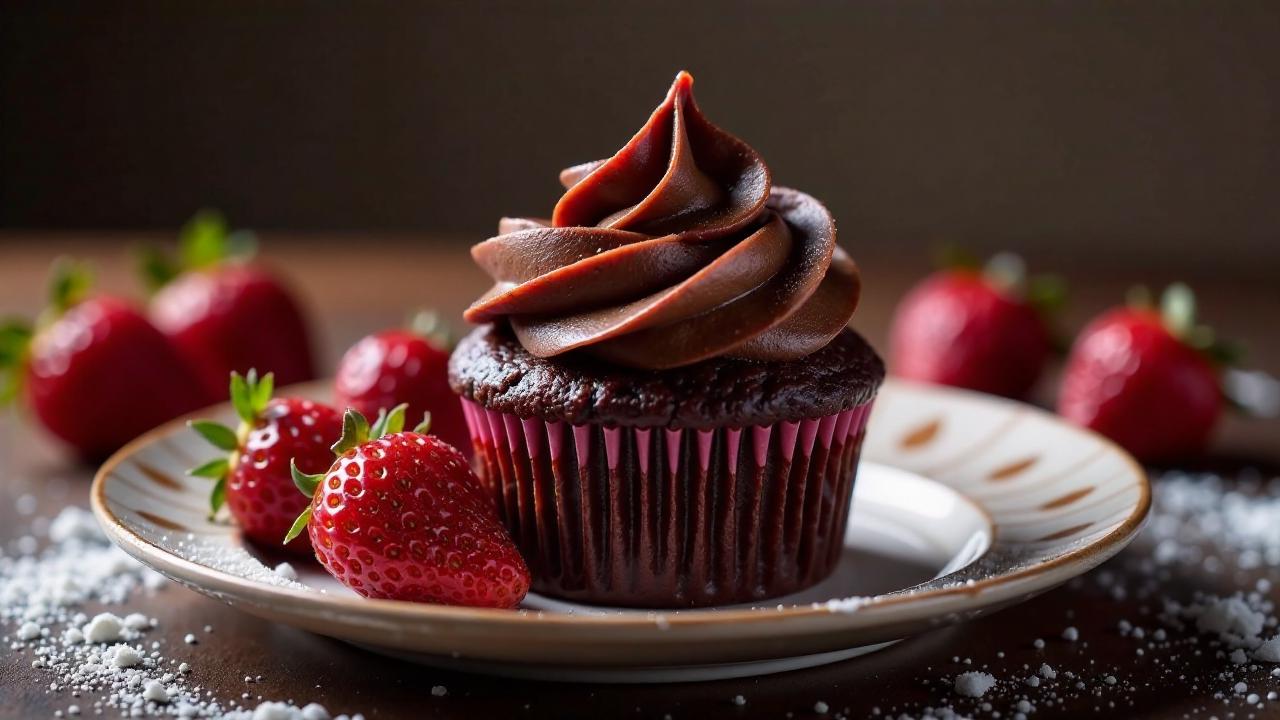 Rote-Bete-Schokoladen-Cupcakes