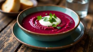 Rote-Bete-Suppe (Ash-e Labo)