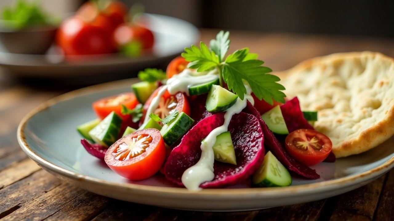 Rote Bete-Döner-Salat