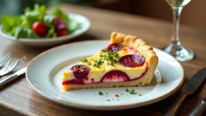 Rote Bete-Feta-Quiche