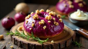 Rote Bete-Walnuss-Brötchen: Erdige Aromen