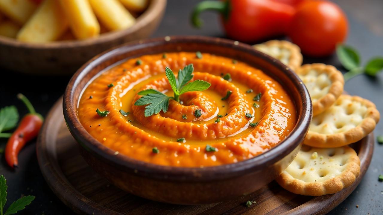 Roter Paprika-Dip