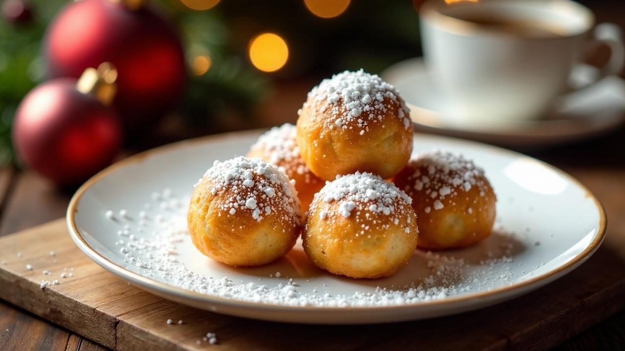 Rothenburger Schneeballen – Gebäckkugel Klassiker