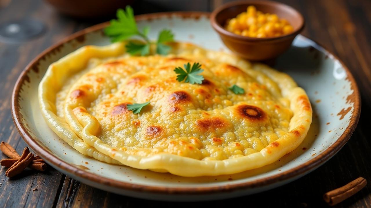 Roti Canai - Fladenbrot mit Curry