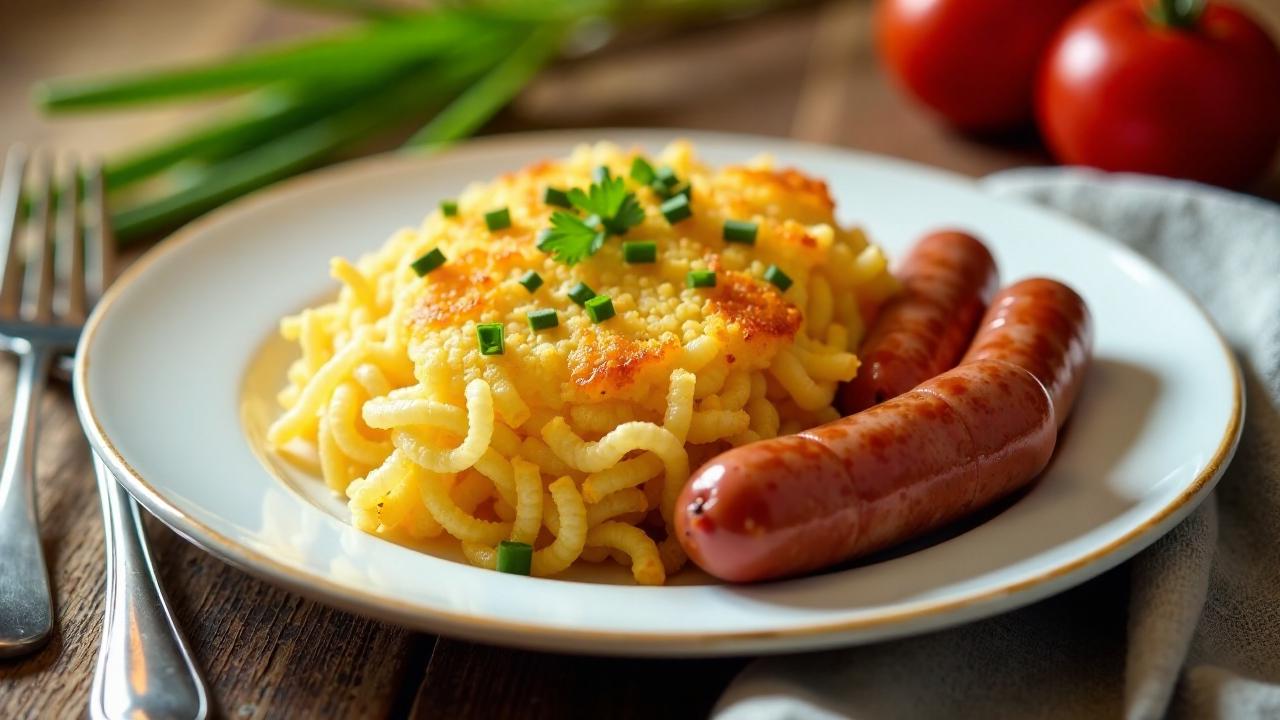 Rösti mit Frankfurter Würstchen