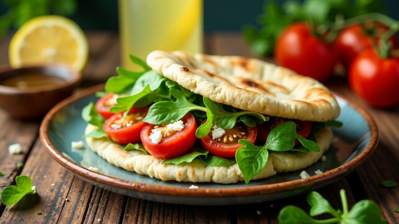 Rucola-Parmesan-Pita