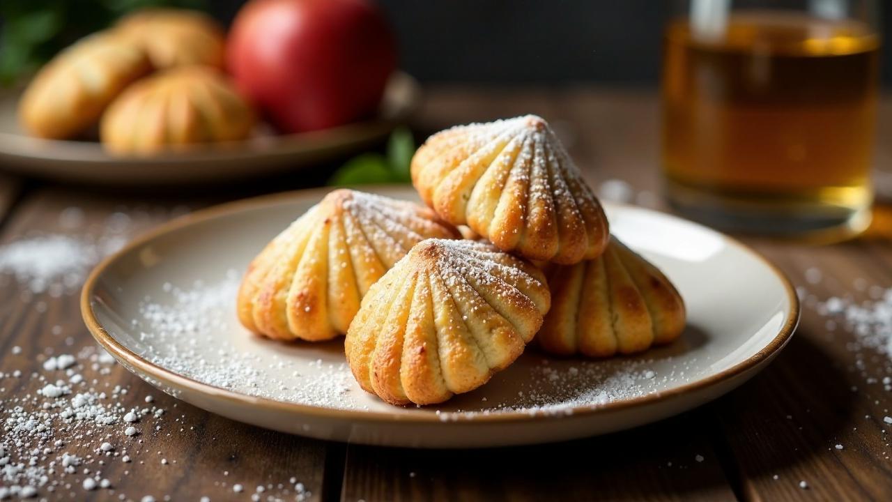 Rum-Vanille-Madeleines